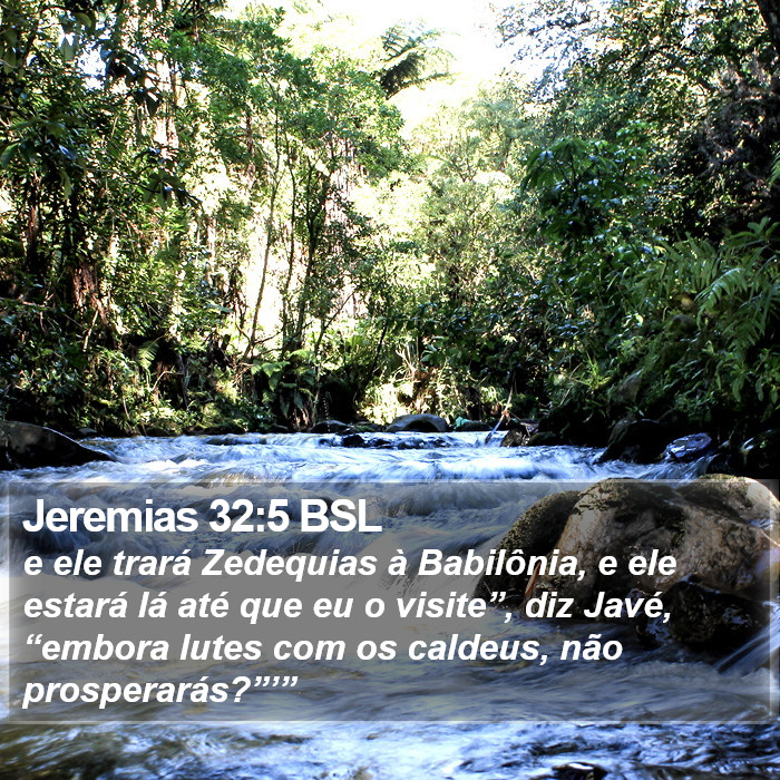 Jeremias 32:5 BSL Bible Study