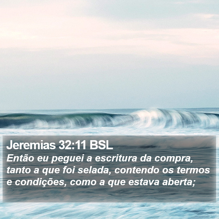 Jeremias 32:11 BSL Bible Study