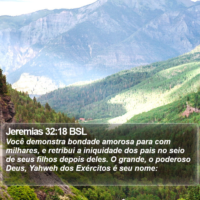 Jeremias 32:18 BSL Bible Study
