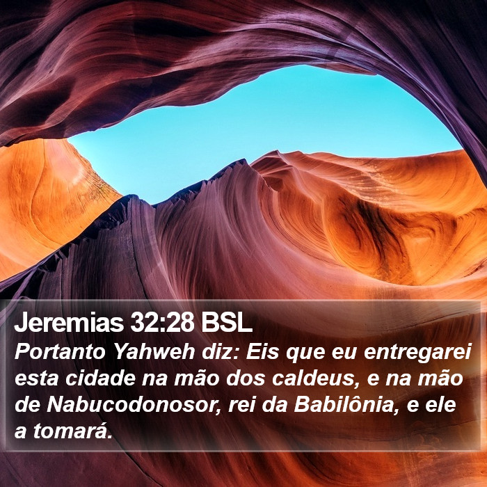 Jeremias 32:28 BSL Bible Study
