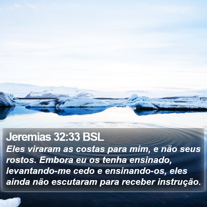 Jeremias 32:33 BSL Bible Study