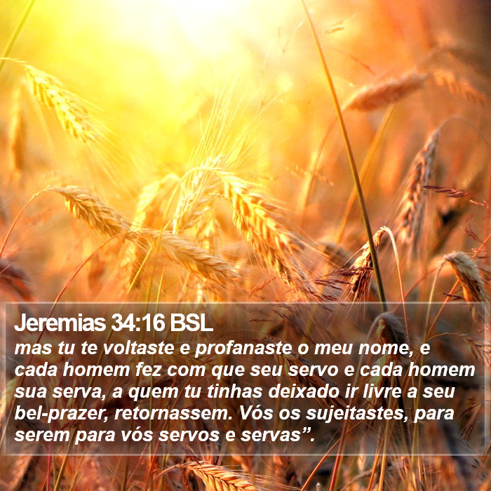 Jeremias 34:16 BSL Bible Study