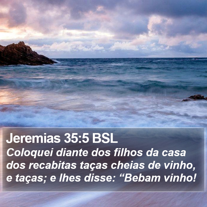 Jeremias 35:5 BSL Bible Study