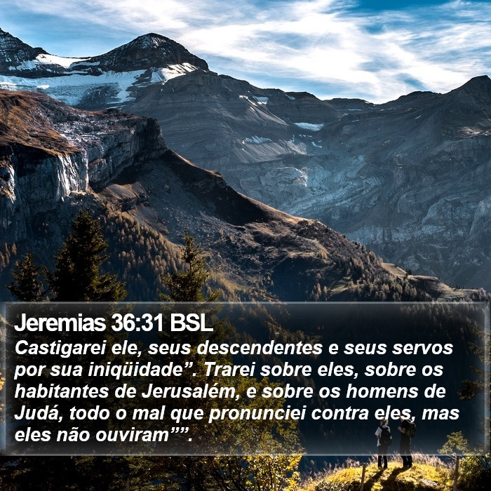 Jeremias 36:31 BSL Bible Study
