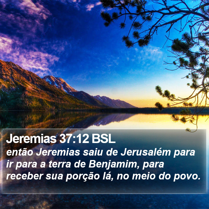 Jeremias 37:12 BSL Bible Study