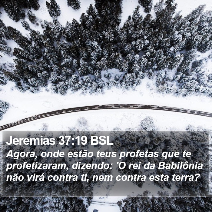 Jeremias 37:19 BSL Bible Study