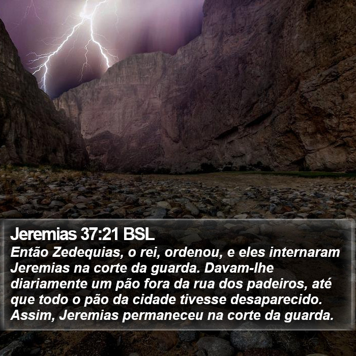 Jeremias 37:21 BSL Bible Study