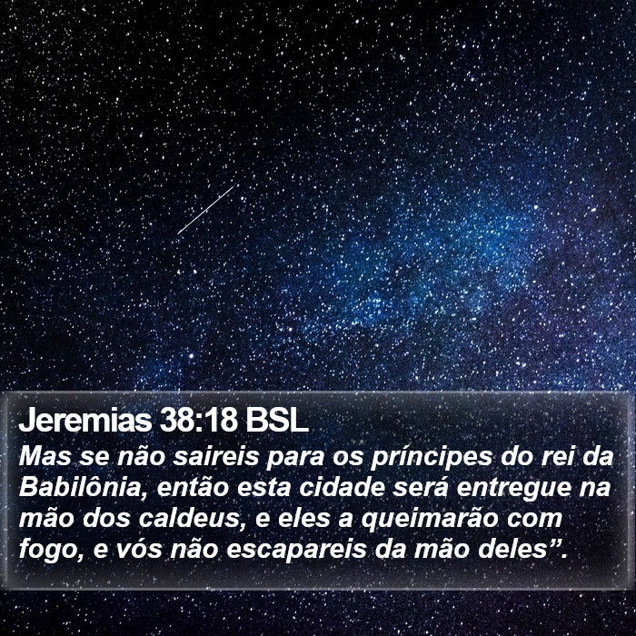 Jeremias 38:18 BSL Bible Study