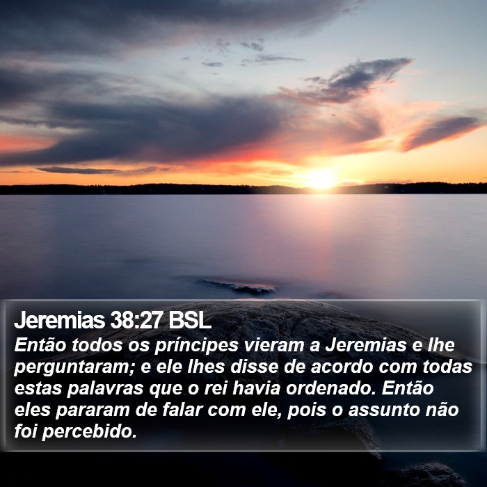 Jeremias 38:27 BSL Bible Study