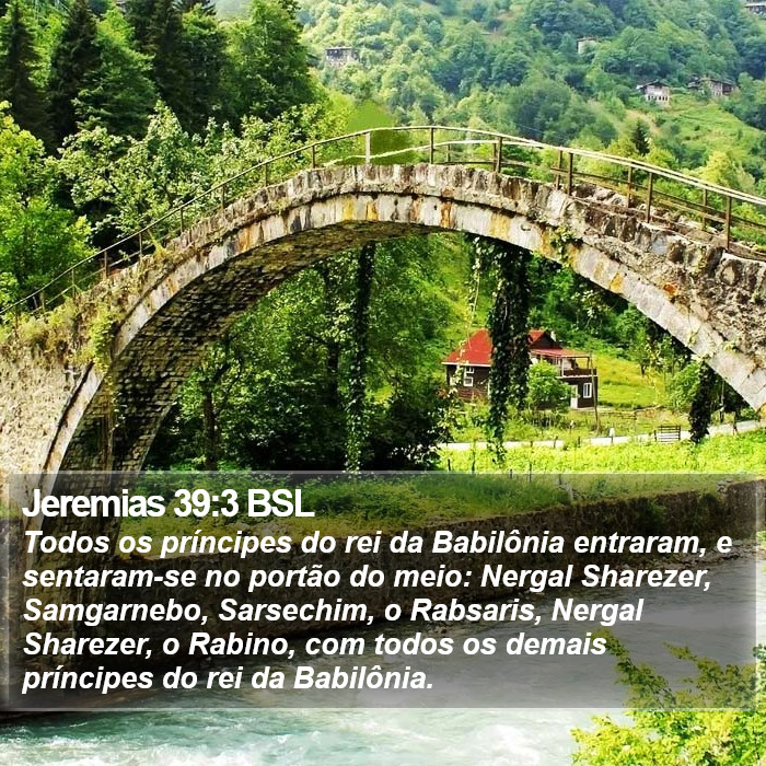 Jeremias 39:3 BSL Bible Study