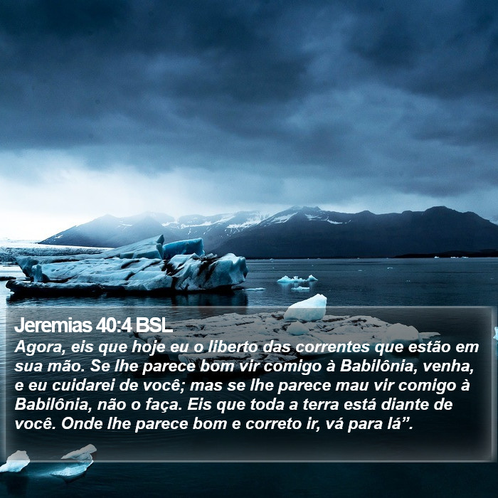 Jeremias 40:4 BSL Bible Study