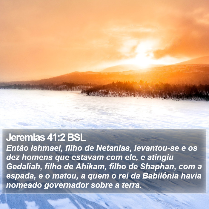 Jeremias 41:2 BSL Bible Study