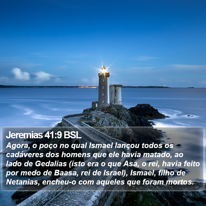 Jeremias 41:9 BSL Bible Study