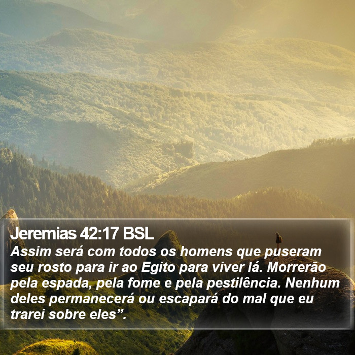 Jeremias 42:17 BSL Bible Study