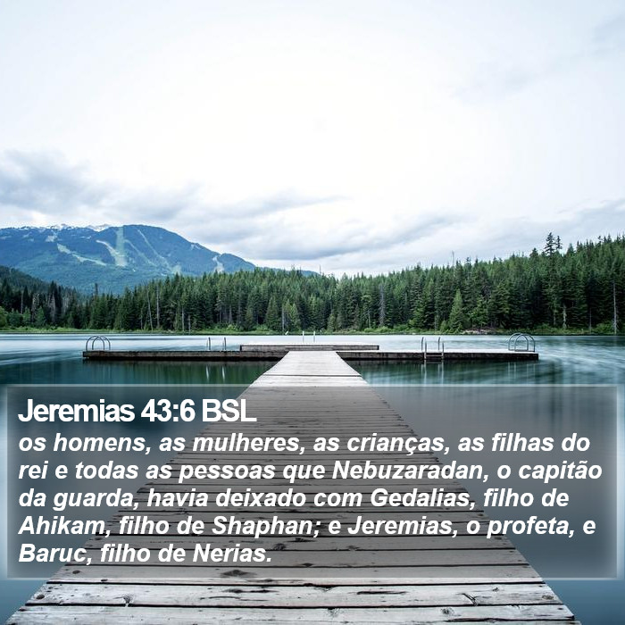 Jeremias 43:6 BSL Bible Study