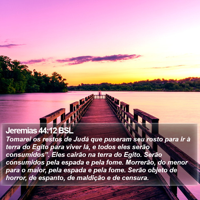 Jeremias 44:12 BSL Bible Study