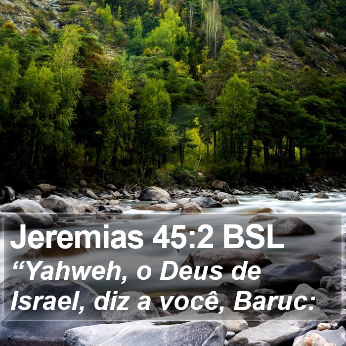 Jeremias 45:2 BSL Bible Study