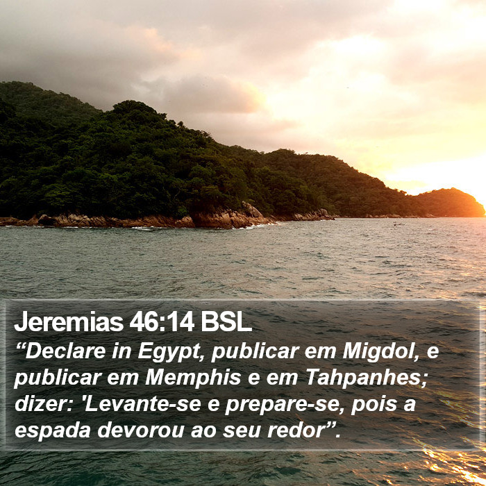 Jeremias 46:14 BSL Bible Study
