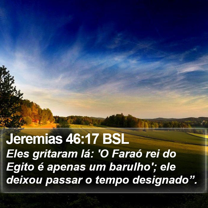 Jeremias 46:17 BSL Bible Study