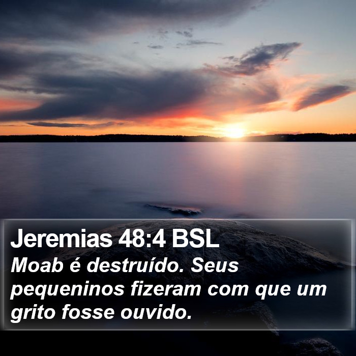 Jeremias 48:4 BSL Bible Study