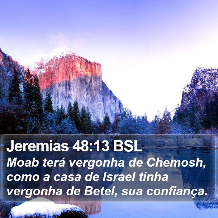 Jeremias 48:13 BSL Bible Study