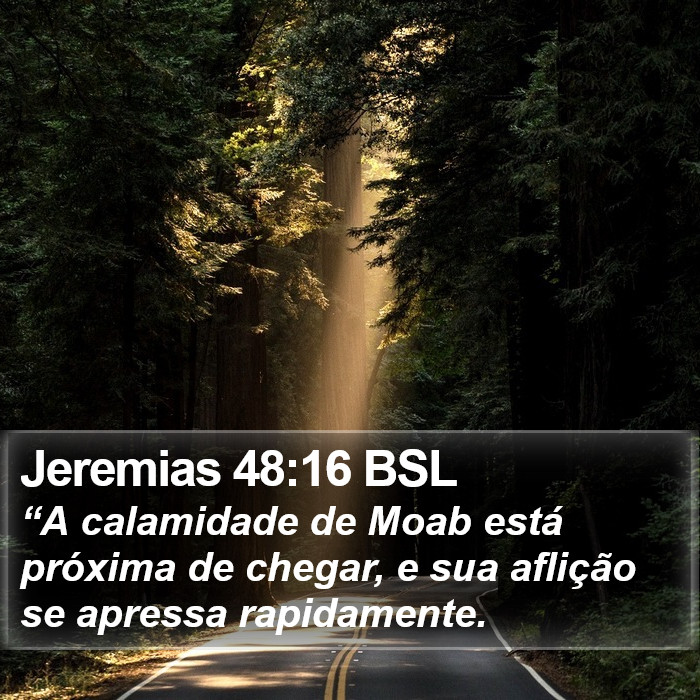 Jeremias 48:16 BSL Bible Study