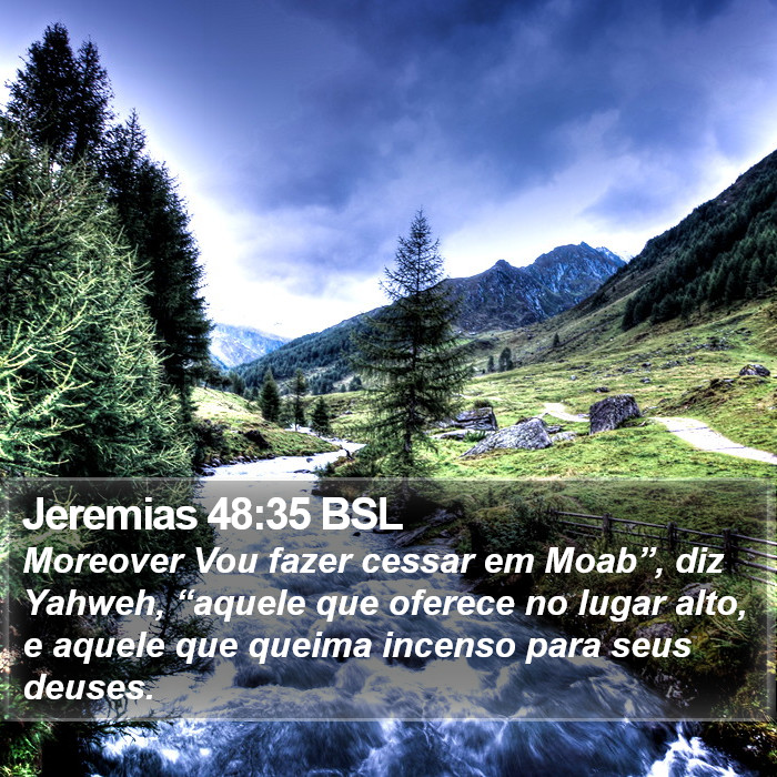 Jeremias 48:35 BSL Bible Study