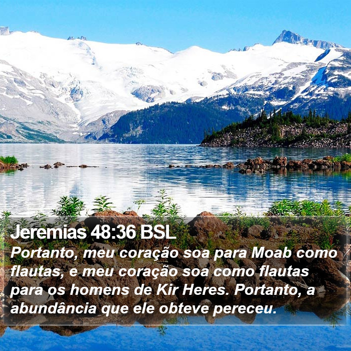 Jeremias 48:36 BSL Bible Study