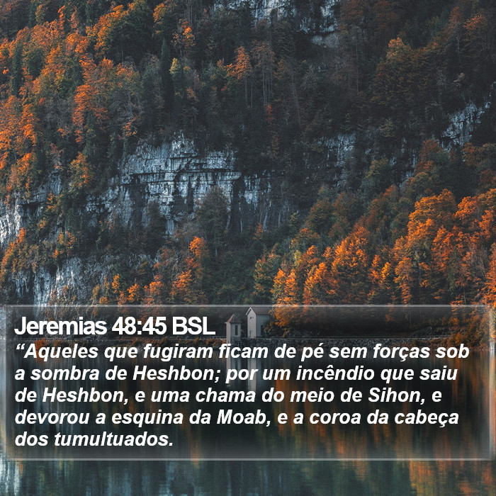 Jeremias 48:45 BSL Bible Study