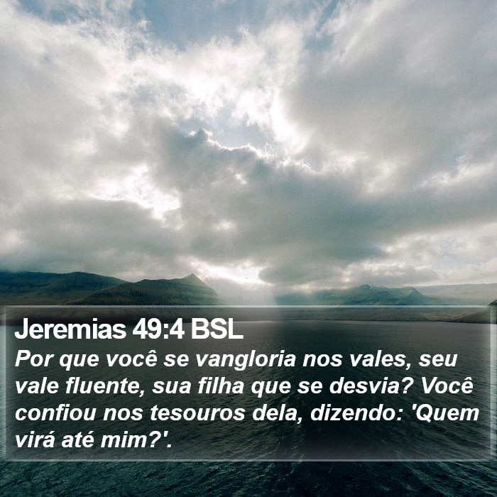 Jeremias 49:4 BSL Bible Study