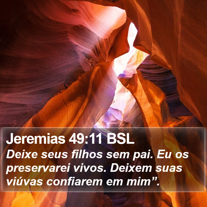 Jeremias 49:11 BSL Bible Study