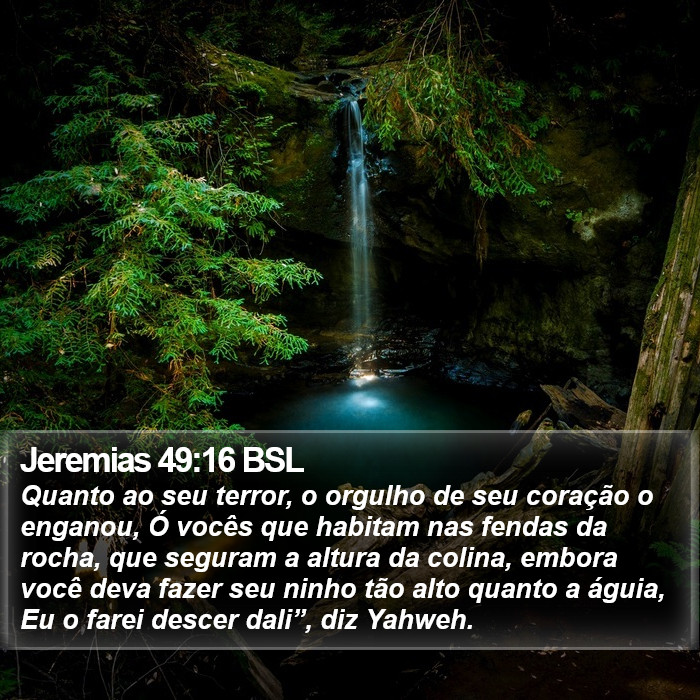 Jeremias 49:16 BSL Bible Study