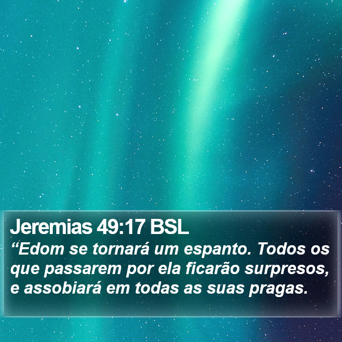 Jeremias 49:17 BSL Bible Study