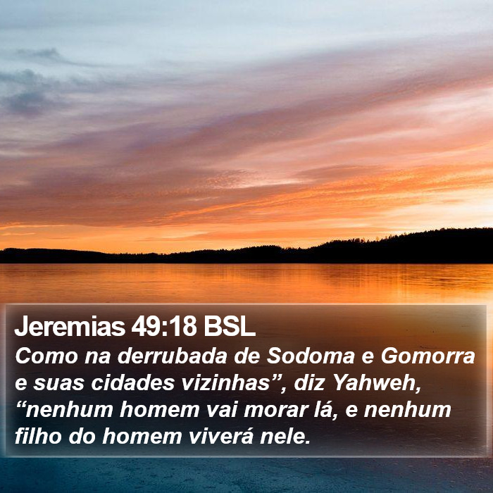 Jeremias 49:18 BSL Bible Study