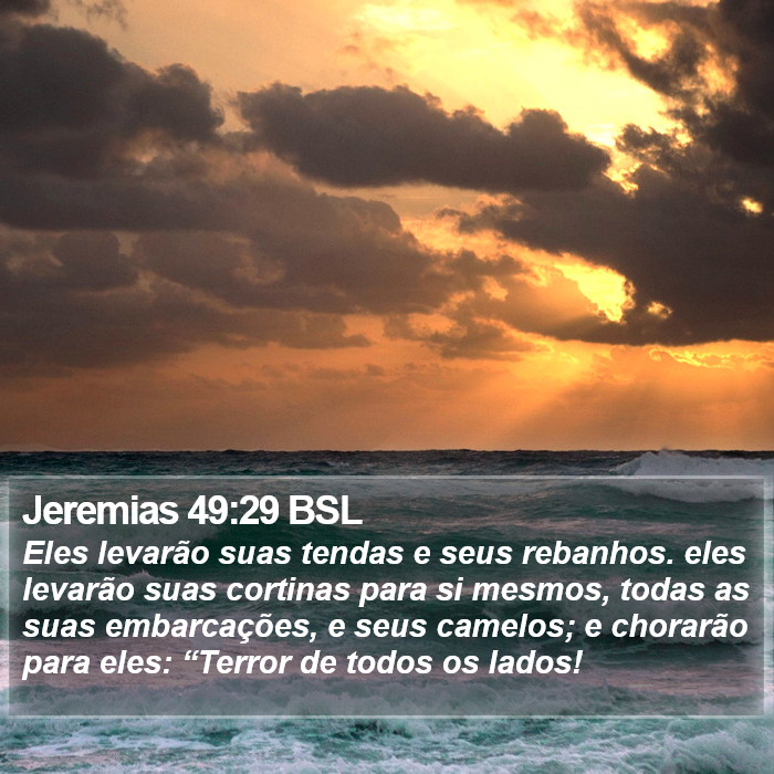 Jeremias 49:29 BSL Bible Study