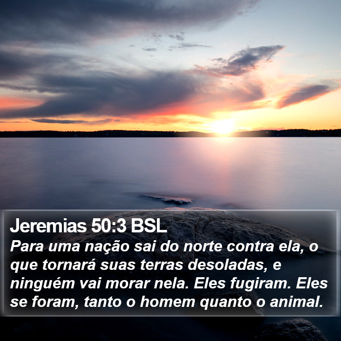 Jeremias 50:3 BSL Bible Study