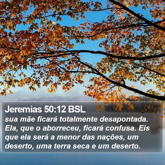 Jeremias 50:12 BSL Bible Study