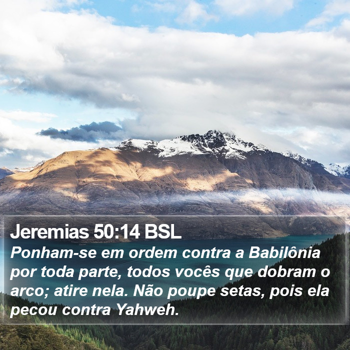 Jeremias 50:14 BSL Bible Study