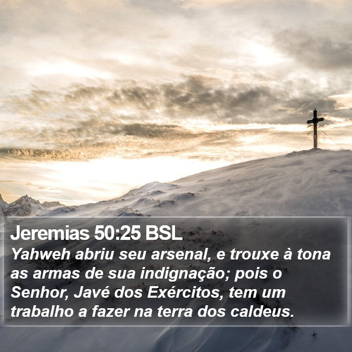 Jeremias 50:25 BSL Bible Study