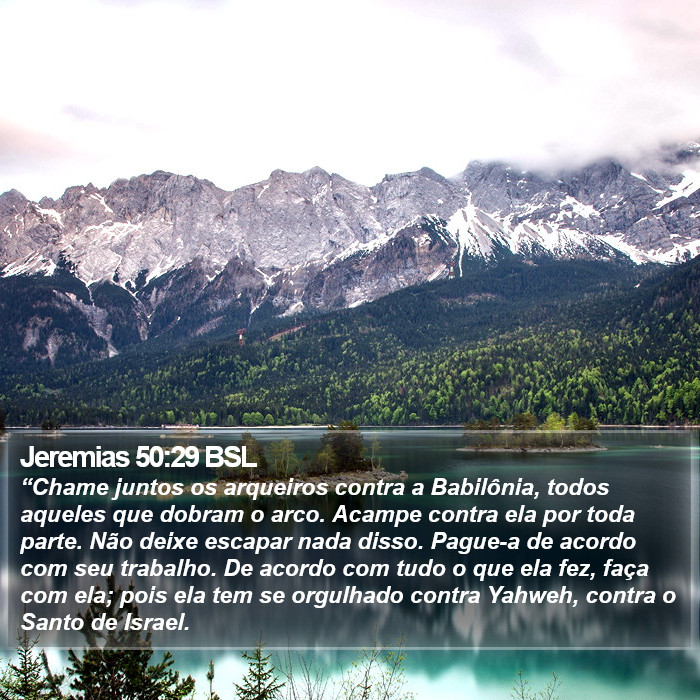 Jeremias 50:29 BSL Bible Study