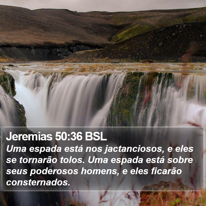 Jeremias 50:36 BSL Bible Study