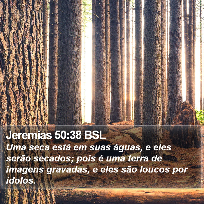 Jeremias 50:38 BSL Bible Study