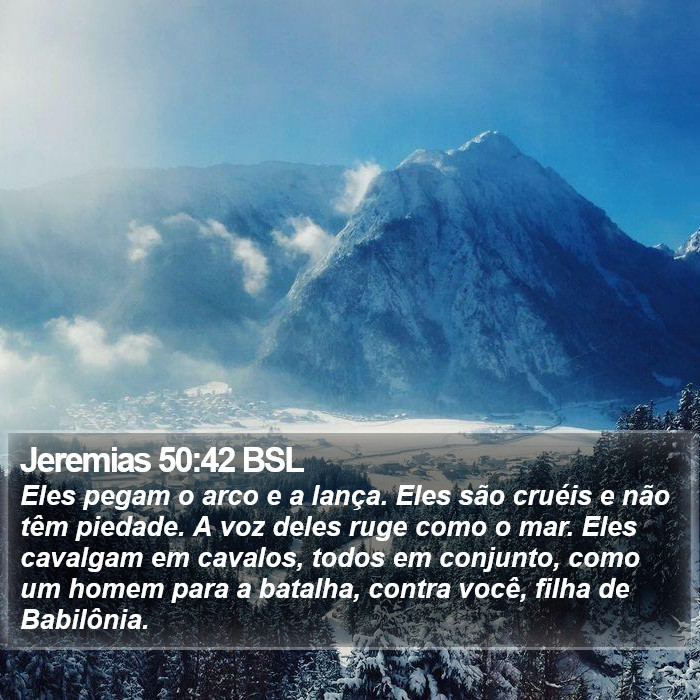 Jeremias 50:42 BSL Bible Study