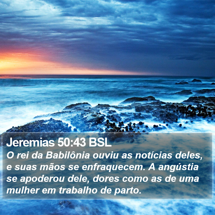 Jeremias 50:43 BSL Bible Study