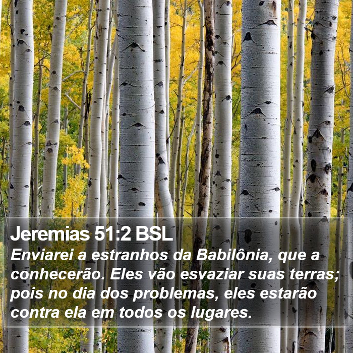 Jeremias 51:2 BSL Bible Study