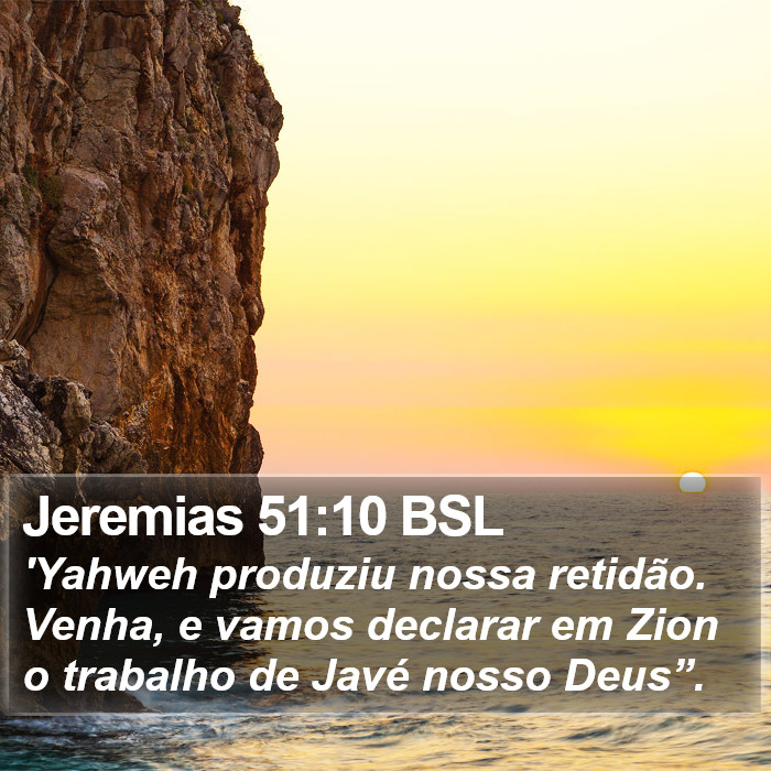 Jeremias 51:10 BSL Bible Study