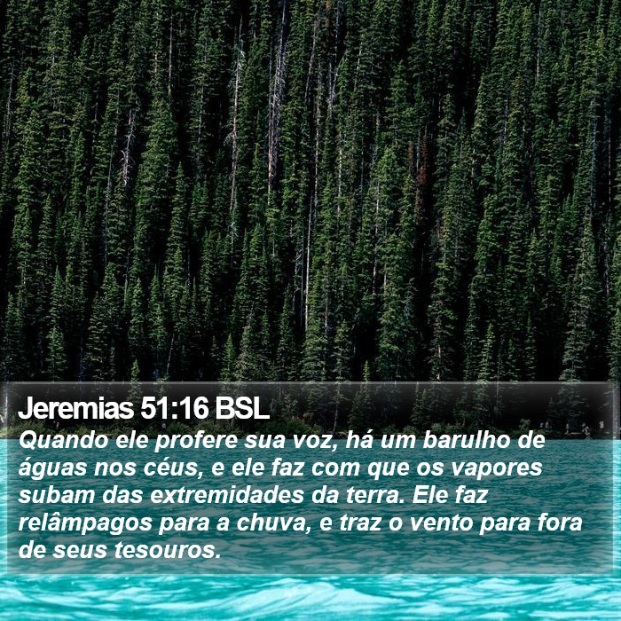 Jeremias 51:16 BSL Bible Study