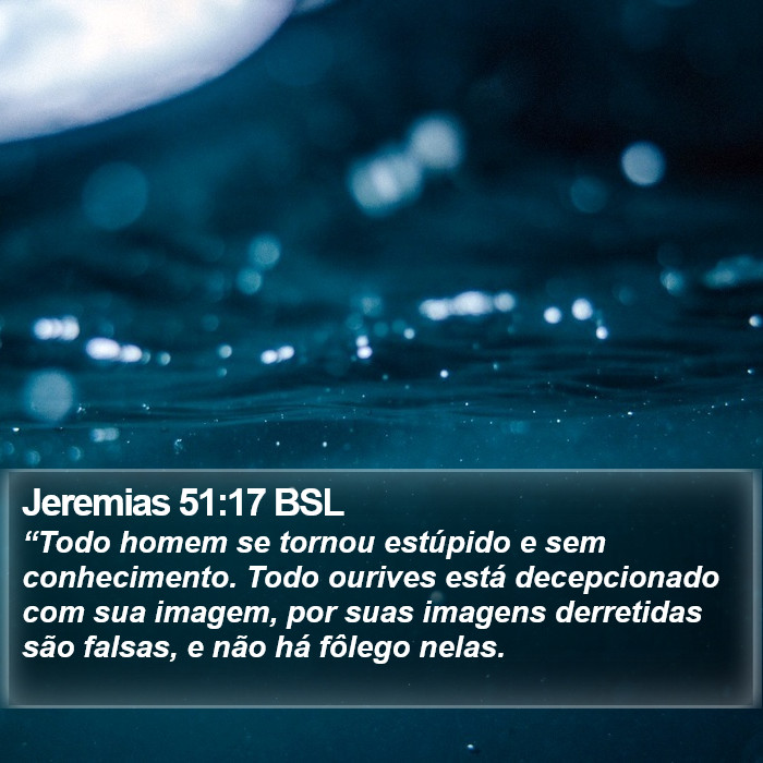 Jeremias 51:17 BSL Bible Study