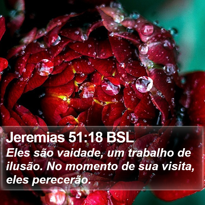 Jeremias 51:18 BSL Bible Study