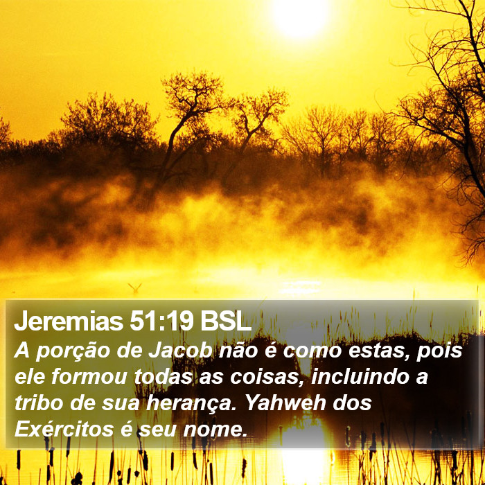 Jeremias 51:19 BSL Bible Study